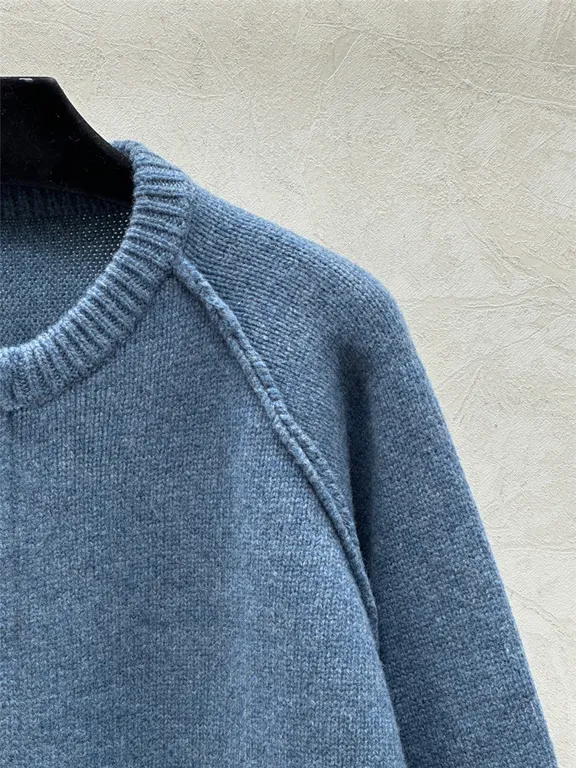 Dior Oversize Crewneck Zip-Up Cardigan in Blue